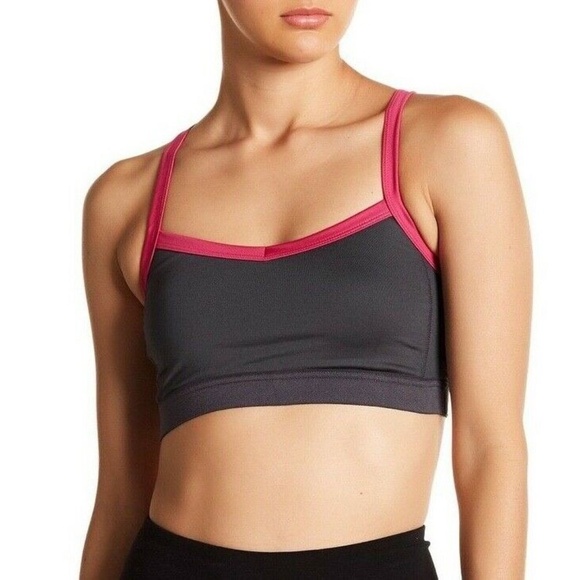 Z By Zella Zenobia Sports Bra Grey Ebony Sz XS NWT - Picture 1 of 4